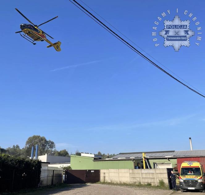 Wypadek w Miasteczku Śląskim. Lądował LPR