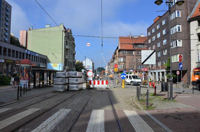 Modernizacja torowiska na ul. Wolności w Zabrzu - zmiana organizacji ruchu. NOWE ZDJĘCIA