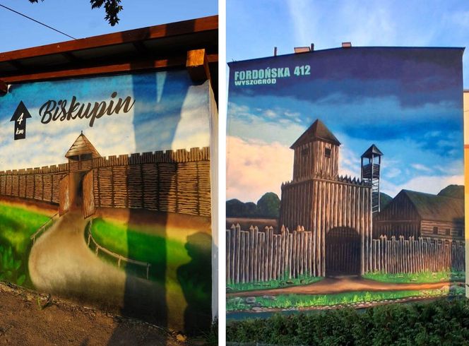 Murale Piotra Strzałki