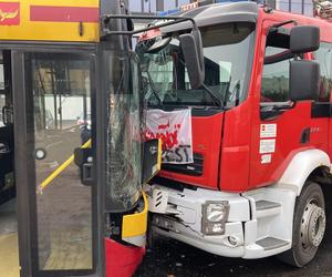 Groźny wypadek na Przybyszewskiego w Łodzi