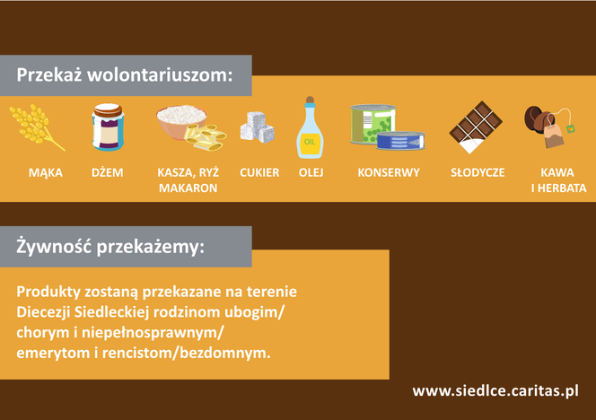 Caritas Diecezji Siedleckiej włącza się w zbiórkę żywności dla ubogich „Tak. Pomagam!”