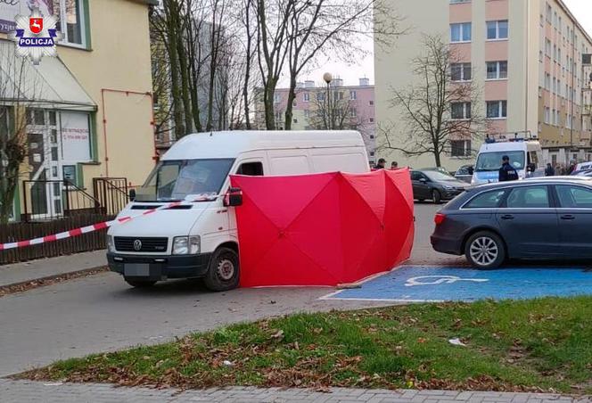 Straszny wypadek na parkingu w Świdniku