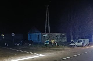 Pijany kierowca bez uprawnień doprowadził do czołowego zderzenia