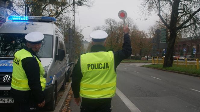 Działania policji "ruch prawostronny" w Szczecinie