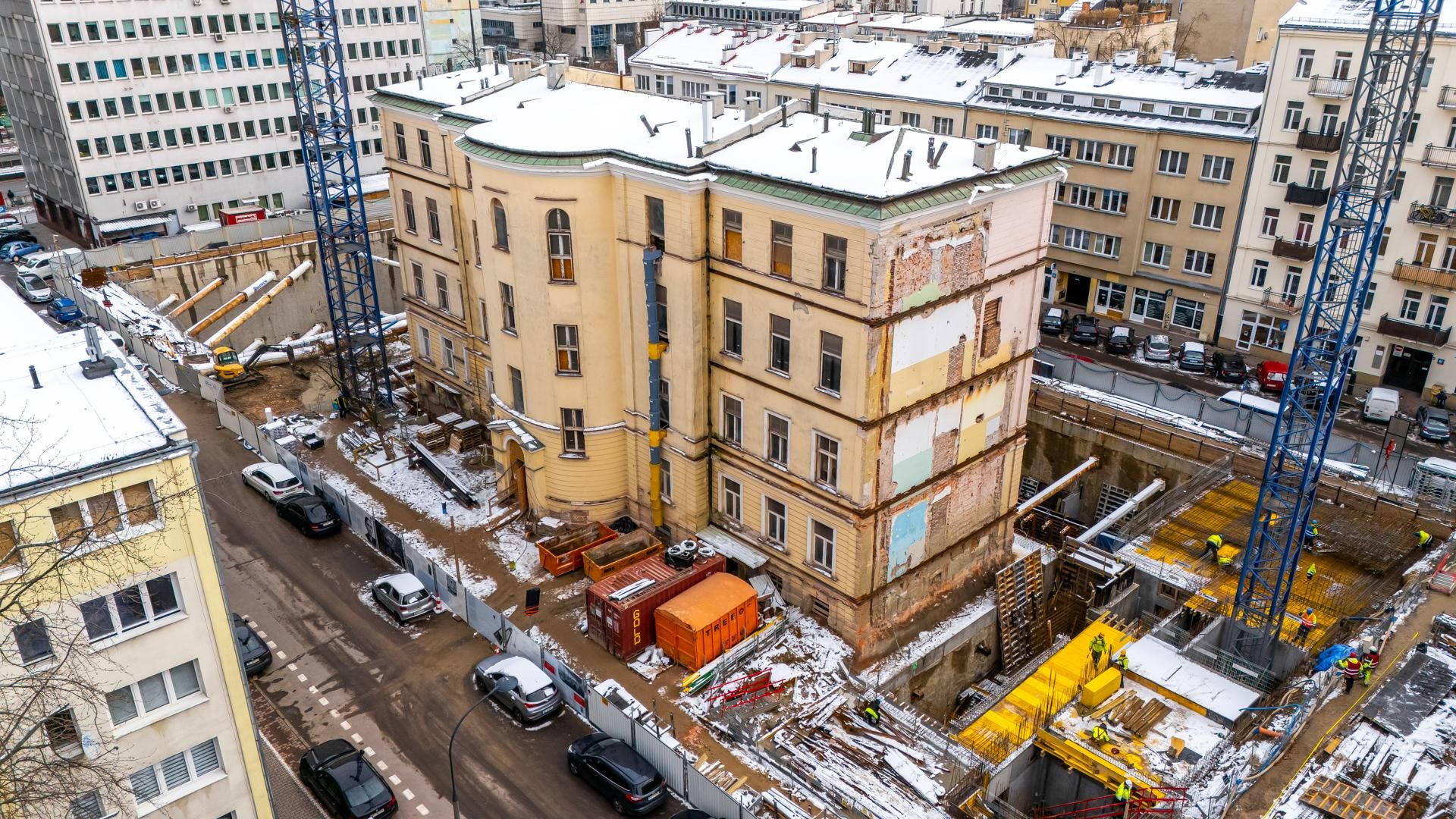 Budowa Muzeum Getta Warszawskiego 