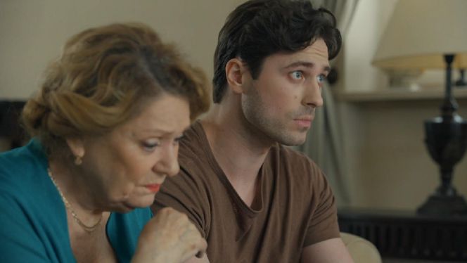 Barwy szczęścia, odcinek 3201. Józefina (Elżbieta Jarosik), Cezary (Marcel Opaliński)