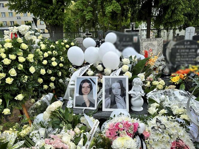 Morderstwo w Mławie. Grób 16-letniej Mai utonął w białych kwiatach