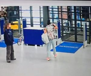 Ukradła i schowała się przed policją za drzewem