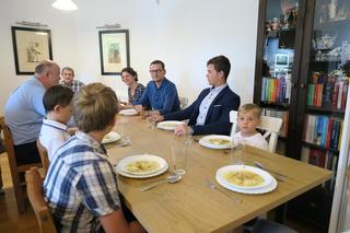 Premier zjadł obiad w Siemianowicach Śląskich