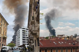 Eksplozja i pożar w centrum Mediolanu. Ewakuowano szkołę 