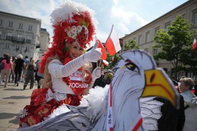Uroczystości na pl. Zamkowym w Warszawie (3.05.2025)