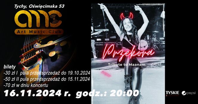 Koncert Przekora tribute to Maanam - sobota 16 listopada