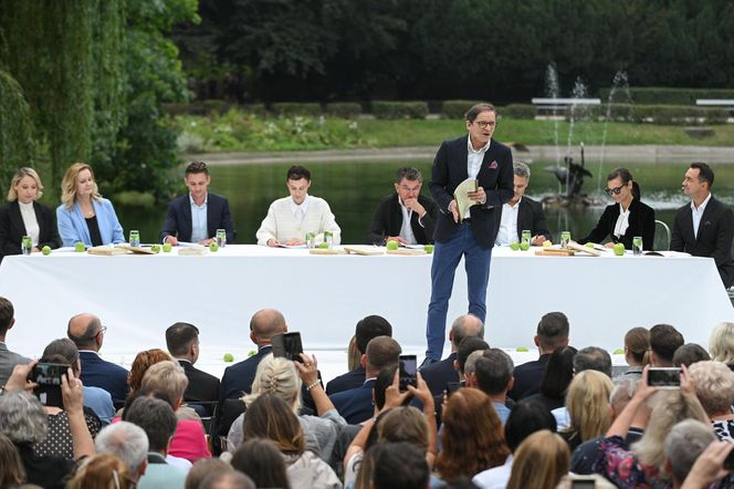 Marta Nawrocka na Narodowym Czytaniu