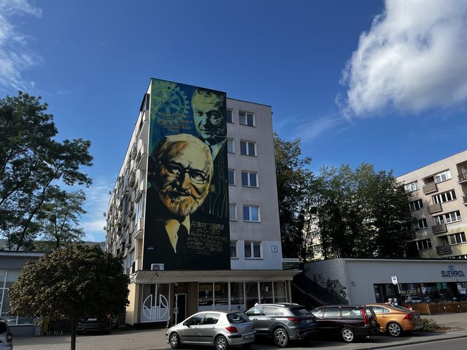 Nowy mural przy Marii Skłodowskiej-Curie 8 w Białymstoku