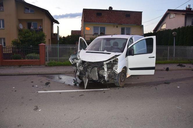Pod Tarnowem PIJANY kierowca busa staranował ogrodzenia dwóch domów! Chciał uciec rowerem
