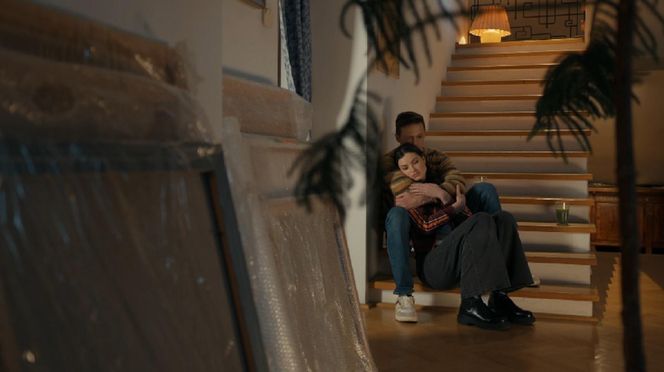 Barwy szczęścia, odcinek 3196. Weronika (Maria Świłpa), Błażej (Piotr Ligienza)