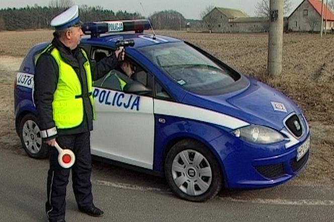 Policjanci podczas działań