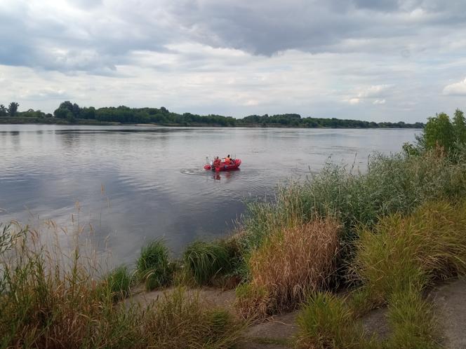 Poszukiwania mężczyzny w Wiśle w Grudziądzu 