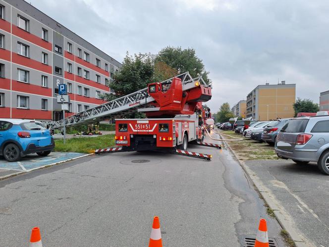 Pożar mieszkania w Woli (pow. pszczyński)