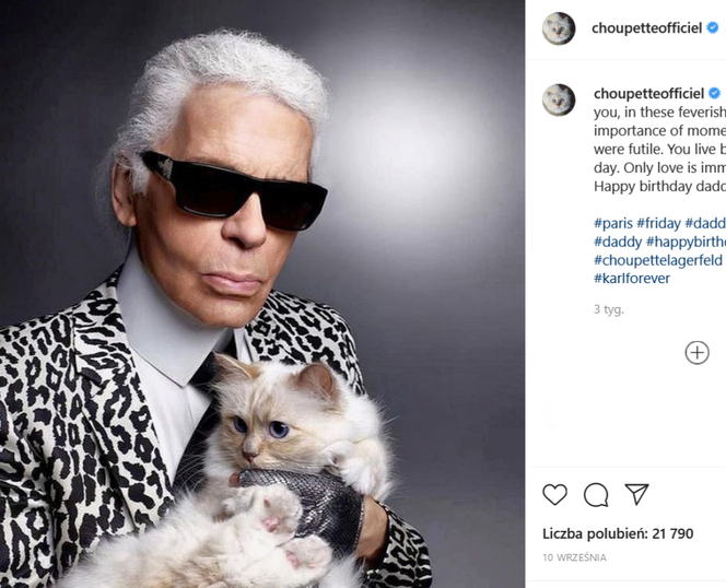 Karl Lagerfeld i Choupette
