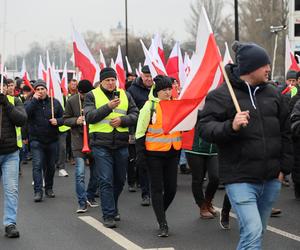 Protest rolników 20 marca w Lublinie. Przeszli ulicami miasta pod LUW