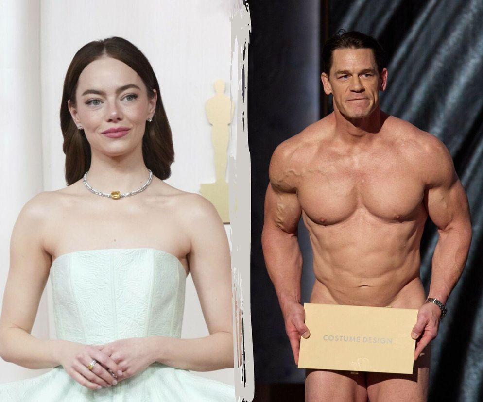 Emma Stone w podartej sukni i goły John Cena: oto najciekawsze momenty tegorocznych Oscarów