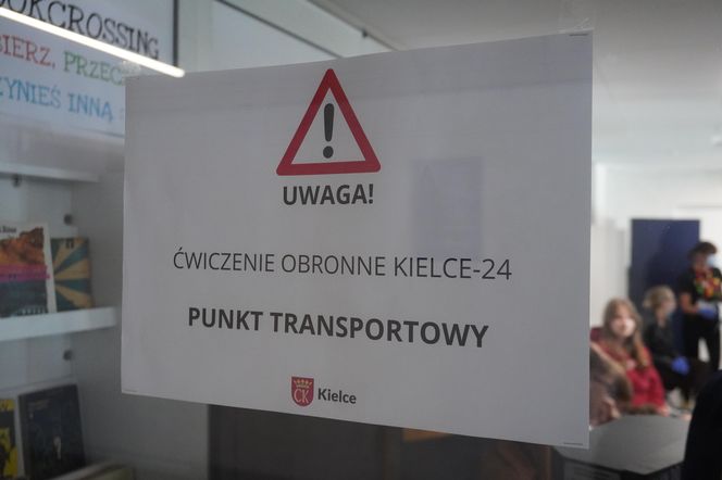 Ćwiczenia obronne Kielce-24 na dworcach kolejowym i autobusowym