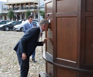 Fotoplastikon na Rynku w Starym Sączu 