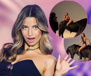 Julia Wieniawa dosiadła konia, a internet stracił równowagę. Odziana w kuse body pręży pośladki w stringach