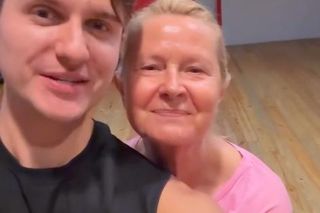 Bursztynowicz trenuje taniec kochanków