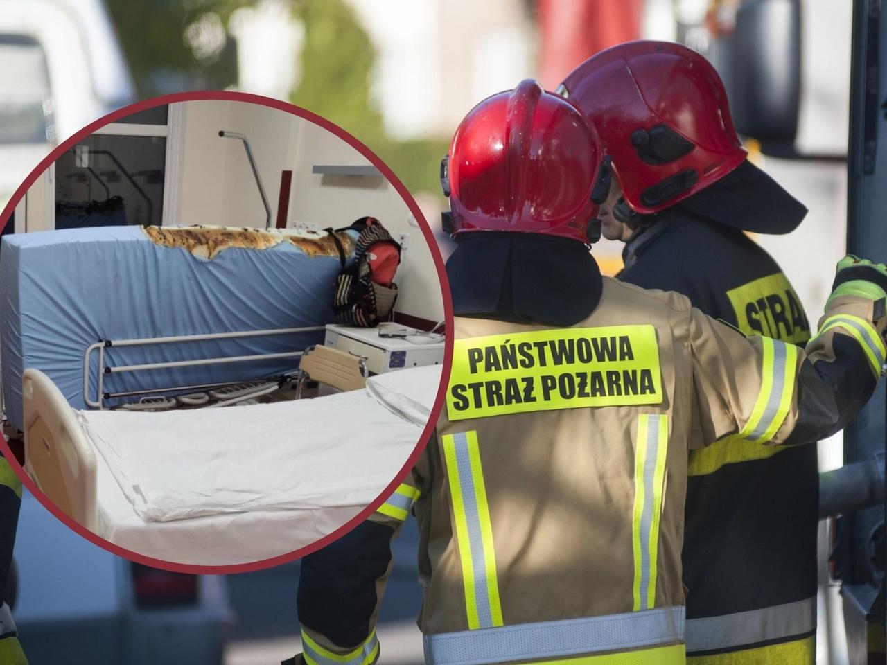 POŻAR w szpitalu w Gorzowie. Wszystko przez pacjenta?! Placówka mu NIE ODPUŚCI