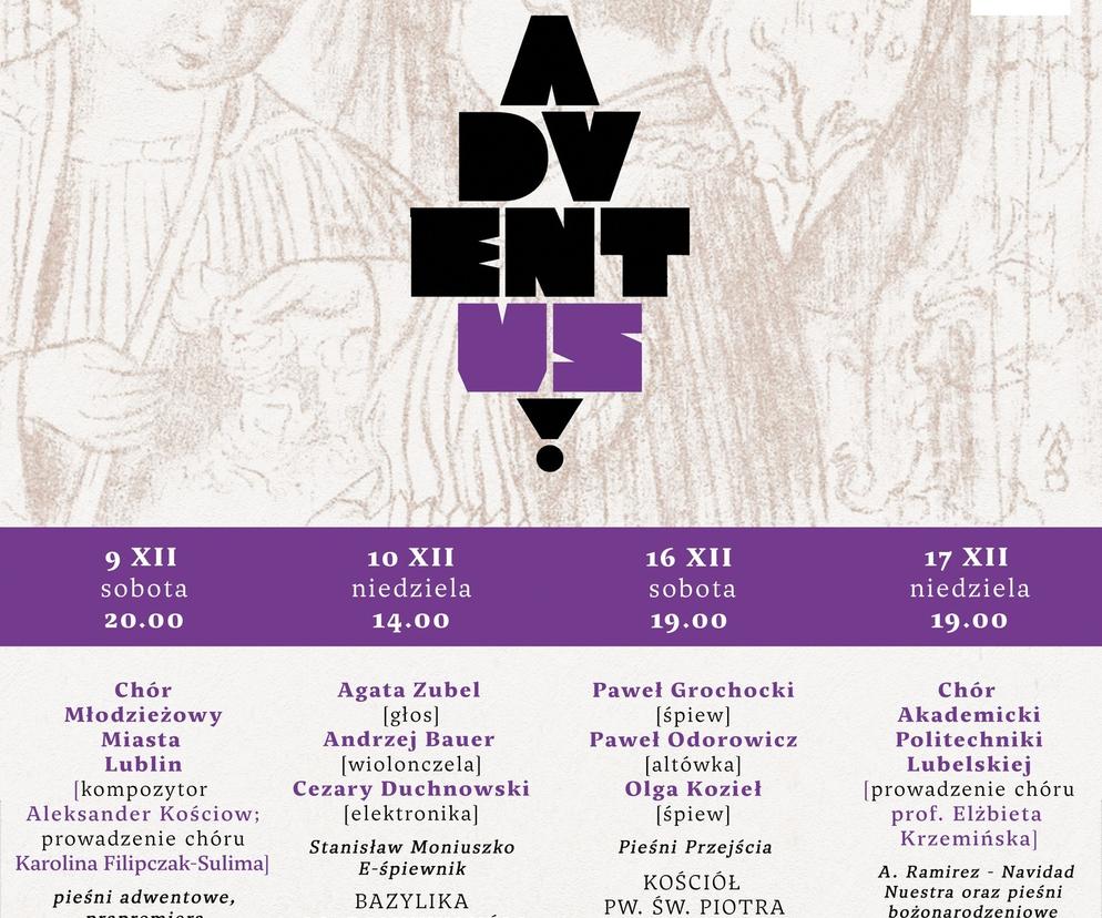 Festiwal ADVENTUS - plakat wydarzenia