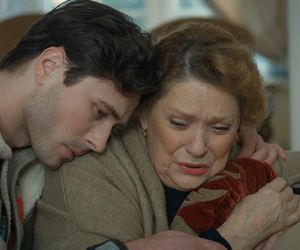 Barwy szczęścia, odcinek 3200. Cezary (Marcel Opaliński), Józefina (Elżbieta Jarosik)