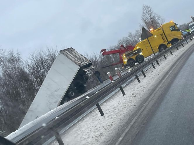 Wypadek na S1 w Sosnowcu