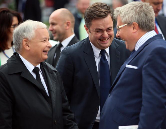 Ryszard Czarnecki i Jarosław Kaczyński 