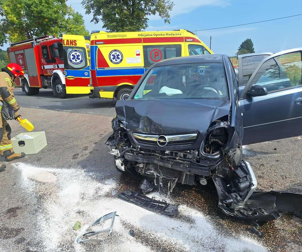Wypadek na DK-63 w Mościbrodach