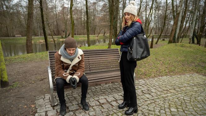 Barwy szczęścia odc. 2295. Radek (Filip Kosior), Lidka (Emilia Warabida)