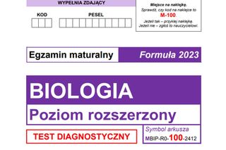 Oto arkusz CKE matury próbnej z biologii 2024. Zadanie z płytką krwi to żart