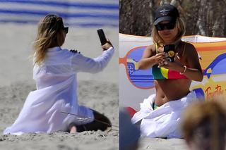 Marta Manowska na plaży w Juracie