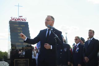 Andrzej Duda w USA. Odsłonił Pomnik Bohaterów Walki o Niepodległość po 1945 roku i Solidarności