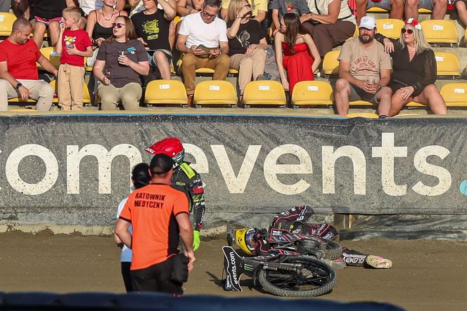 GP Polski w Gorzowie: Zderzenie Martina Vaculika i Kaia Huckenbecka