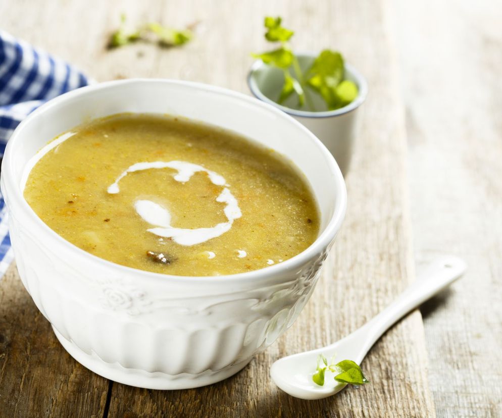 Zupa krem z ogórków kiszonych