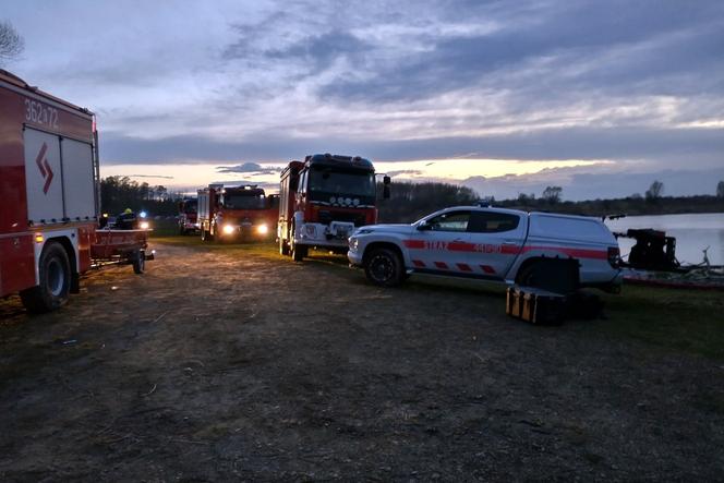 Strzegocice. 29-latek wpadł do wody ze skutera wodnego [GALERIA]