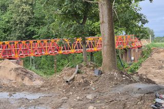 Postępują prace na olsztyńskim Tracku. Powstaje m.in. nowoczesny wiadukt
