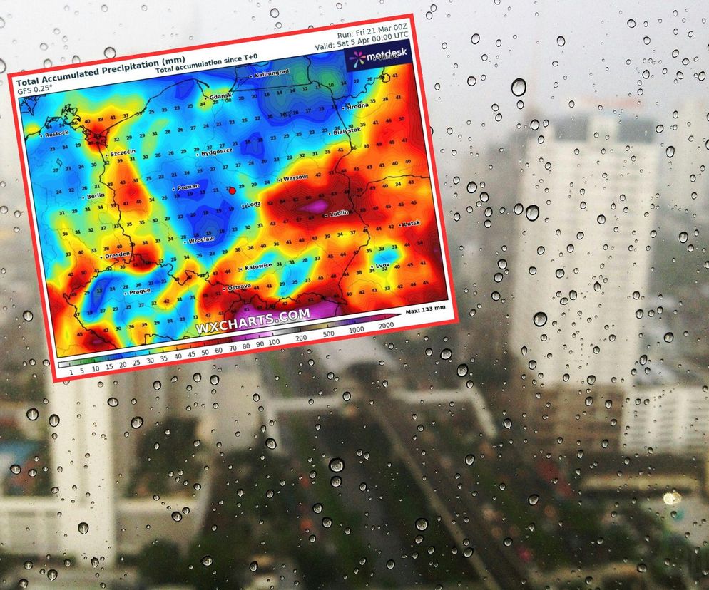 Totalna zmiana pogody.  Potężne opady mogą spowodować lokalne podtopienia