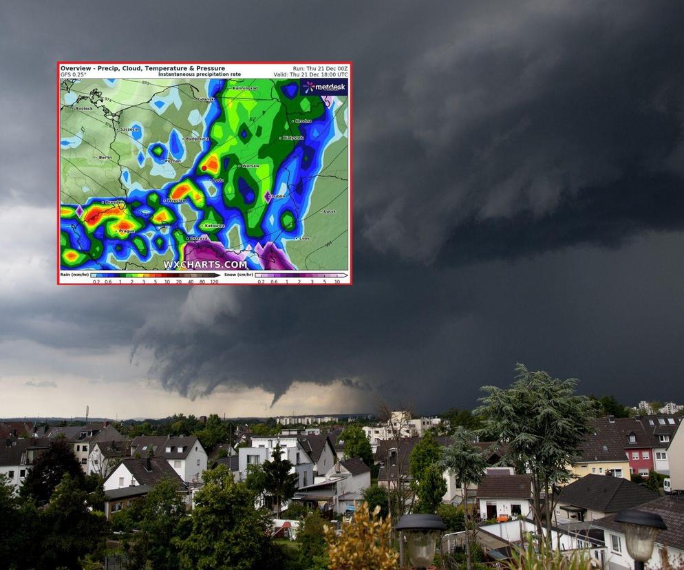 Pogoda przyniesie śmiertelne zagrożenie. Wydano pilne ostrzeżenia przed wichurami i ulewami