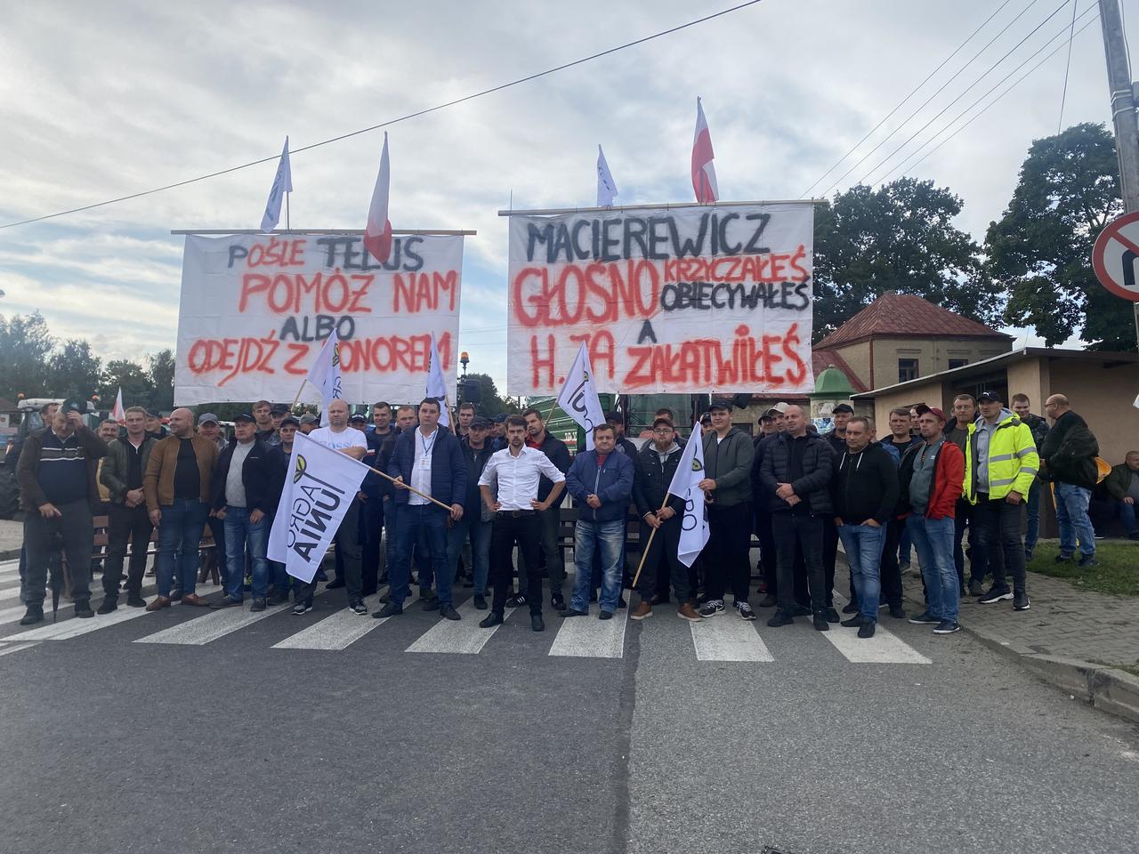 Protest rolników trwa... Agrounia się nie poddaje [AUDIO]