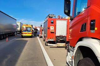 Osobówka wbiła się tył ciężarówki. Kierowca zginął na miejscu!