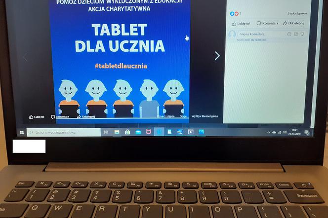 Platon rozdaje tablety do nauki online toruńskim uczniom. Zbiórka wciąż trwa [AUDIO]