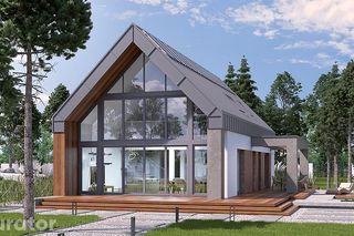 Projekt domu z dużymi przeszkleniami. Jeśli kochacie światło we wnętrzu, te domy z wielkimi oknami wam się spodobają